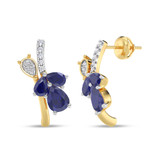 Photo of Nitara 2 7/8 ct tw. Lab Grown Round Cluster Ring Set 14K Yellow Gold [CE2018Y]