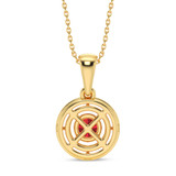 Photo of Martin 1/15 Carat T.W. Lab Grown Diamond Pendant 14K Yellow Gold [CP2010Y]