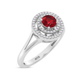 Photo of Martin 1/2 ct tw. Lab Grown Diamond Ring 14K White Gold [FR2010W]