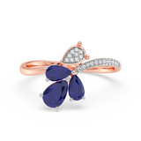 Photo of Nitara 1 1/5 ct tw. Lab Grown Diamond Ring 10K Rose Gold [FR2018R]