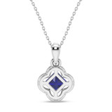 Photo of Carolina 1/20 CT. T.W. Lab Grown Diamond Pendant 14K White Gold [CP2013W]