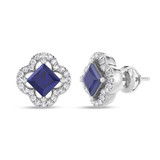 Photo of Carolina 1 3/4 ct tw. Lab Grown Round Cluster Ring Set 14K White Gold [CE2013W]