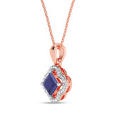 Photo of Carolina 1/20 CT. T.W. Lab Grown Diamond Pendant 10K Rose Gold [CP2013R]
