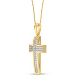 Photo of Sareena 1/10 CT. T.W. Lab Grown Diamond Pendant 10K Yellow Gold [CP2025Y]