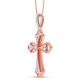 Photo of Fabian 1/3 Carat T.W. Lab Grown Diamond Pendant 14K Rose Gold [CP2033R]