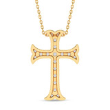 Photo of Quincy 1/3 Carat T.W. Lab Grown Diamond Pendant 10K Yellow Gold [CP2034Y]