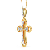Photo of Fabian 1/3 Carat T.W. Lab Grown Diamond Pendant 10K Yellow Gold [CP2033Y]