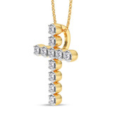 Photo of Regina 1/5 CT. T.W. Lab Grown Diamond Pendant 10K Yellow Gold [CP2030Y]