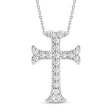 Photo of Quincy 1/3 Carat T.W. Lab Grown Diamond Pendant 10K White Gold [CP2034W]