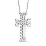 Photo of Quincy 1/3 Carat T.W. Lab Grown Diamond Pendant 10K White Gold [CP2034W]