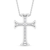 Photo of Quincy 1/3 Carat T.W. Lab Grown Diamond Pendant 10K White Gold [CP2034W]