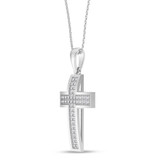 Photo of Sareena 1/10 CT. T.W. Lab Grown Diamond Pendant 10K White Gold [CP2025W]