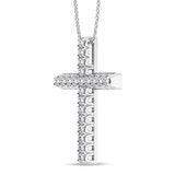 Photo of Rosie 1/4 Carat T.W. Lab Grown Diamond Pendant 10K White Gold [CP2032W]