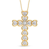 Photo of Jayla 1/4 Carat T.W. Lab Grown Diamond Pendant 14K Yellow Gold [CP2029Y]