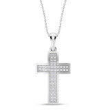 Photo of Sareena 1/10 Carat T.W. Lab Grown Diamond Pendant 14K White Gold [CP2025W]