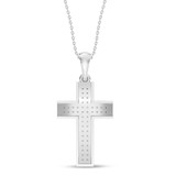 Photo of Sareena 1/10 Carat T.W. Lab Grown Diamond Pendant 14K White Gold [CP2025W]