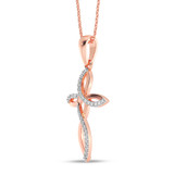 Photo of Maxim 1/10 Carat T.W. Lab Grown Diamond Pendant 10K Rose Gold [CP2027R]