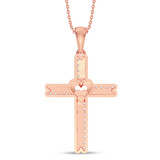 Photo of Dante 1/6 Carat T.W. Lab Grown Diamond Pendant 10K Rose Gold [CP2028R]