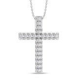 Photo of Rosie 1/4 CT. T.W. Lab Grown Diamond Pendant 14K White Gold [CP2032W]