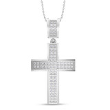 Photo of Saige 1/5 Carat T.W. Lab Grown Diamond Pendant 14K White Gold [CP2031W]