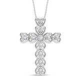 Photo of Jayla 1/4 Carat T.W. Lab Grown Diamond Pendant 14K White Gold [CP2029W]