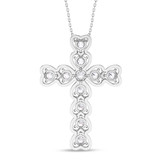 Photo of Jayla 1/4 Carat T.W. Lab Grown Diamond Pendant 14K White Gold [CP2029W]