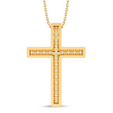 Photo of Rosie 1/4 CT. T.W. Lab Grown Diamond Pendant 14K Yellow Gold [CP2032Y]