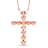 Photo of Regina 1/5 CT. T.W. Lab Grown Diamond Pendant 10K Rose Gold [CP2030R]