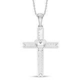 Photo of Dante 1/6 Carat T.W. Lab Grown Diamond Pendant 14K White Gold [CP2028W]