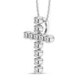 Photo of Regina 1/5 Carat T.W. Lab Grown Diamond Pendant 14K White Gold [CP2030W]