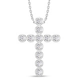Photo of Regina 1/5 Carat T.W. Lab Grown Diamond Pendant 14K White Gold [CP2030W]