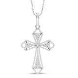 Photo of Fabian 1/3 Carat T.W. Lab Grown Diamond Pendant 14K White Gold [CP2033W]