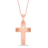 Photo of Sareena 1/10 CT. T.W. Lab Grown Diamond Pendant 10K Rose Gold [CP2025R]
