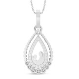 Photo of Maren 1/5 CT. T.W. Lab Grown Diamond Pendant 10K White Gold [CP2023W]
