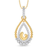 Photo of Maren 1/5 Carat T.W. Lab Grown Diamond Pendant 14K Yellow Gold [CP2023Y]