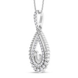 Photo of Maren 1/5 Carat T.W. Lab Grown Diamond Pendant 14K White Gold [CP2023W]