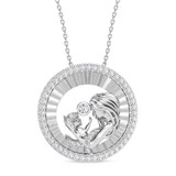 Photo of Lillian 1/6 Carat T.W. Lab Grown Diamond Pendant 14K White Gold [CP2019W]