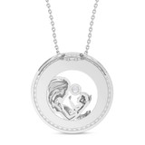 Photo of Lillian 1/6 Carat T.W. Lab Grown Diamond Pendant 14K White Gold [CP2019W]