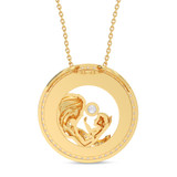 Photo of Lillian 1/6 Carat T.W. Lab Grown Diamond Pendant 10K Yellow Gold [CP2019Y]