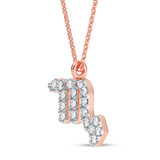 Photo of Sunsign Scorpion 1/10 Carat T.W. Lab Grown Diamond Pendant 14K Rose Gold [CP2040R]