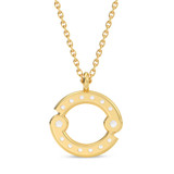 Photo of Sunsign Cancer 1/15 Carat T.W. Lab Grown Diamond Pendant 10K Yellow Gold [CP2043Y]