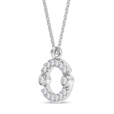 Photo of Sunsign Cancer 1/15 CT. T.W. Lab Grown Diamond Pendant 10K White Gold [CP2043W]