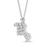 Photo of Sunsign Scorpion 1/10 Carat T.W. Lab Grown Diamond Pendant 14K White Gold [CP2040W]