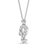 Photo of Sunsign Leo 1/20 CT. T.W. Lab Grown Diamond Pendant 14K White Gold [CP2045W]