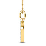 Photo of Aabha "D" 1/8 Carat T.W. Lab Grown Diamond Pendant 10K Yellow Gold [CP1734Y]