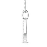 Photo of Aabha "A" 1/8 CT. T.W. Lab Grown Diamond Pendant 10K White Gold [CP1731W]