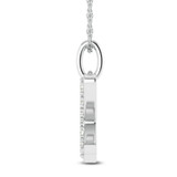 Photo of Aabha "X" 1/8 Carat T.W. Lab Grown Diamond Pendant 14K White Gold [CP1754W]