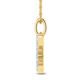Photo of Aabha "X" 1/8 Carat T.W. Lab Grown Diamond Pendant 14K Yellow Gold [CP1754Y]