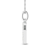 Photo of Aabha "G" 1/10 CT. T.W. Lab Grown Diamond Pendant 14K White Gold [CP1737W]