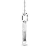 Photo of Aabha "Z" 1/8 Carat T.W. Lab Grown Diamond Pendant 10K White Gold [CP1756W]